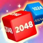 Cub Lanț 2048: Joc de îmbinare 3D